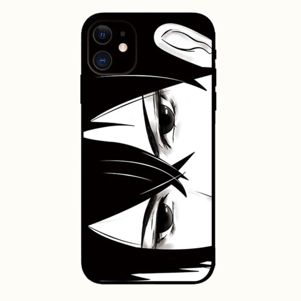 Black anime phone case iPhone 11